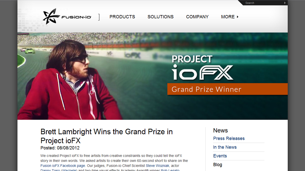 GRAND PRIZE WINNER!!! - Fusion ioFX Video Contest